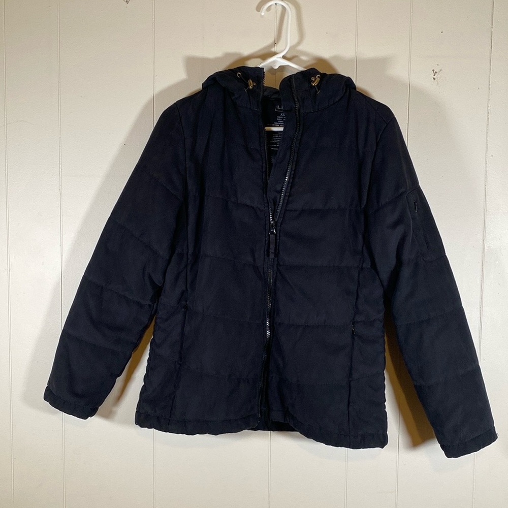 L.L Bean Women’s black jacket misses size xs - Picture 1 of 16